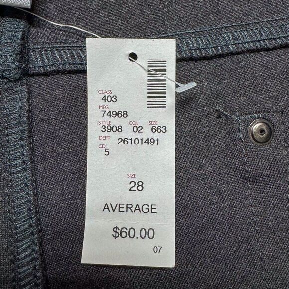 New Avenue Ponte Jeans Womens 28 Average Gray High Rise Stretch Office NWT $60 - Picture 12 of 16